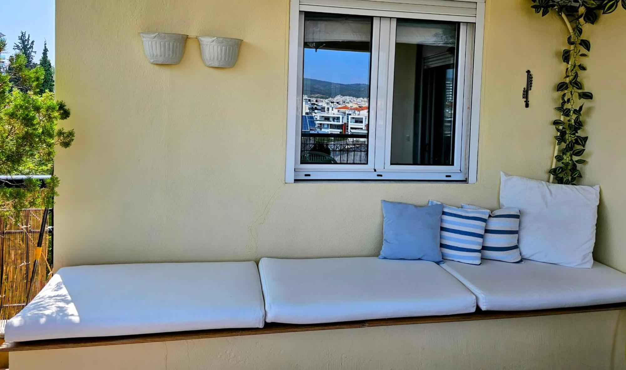 Celestial Garden-Thessaloniki'S Modern, Eclectic Penthouse With An Amazing View And Veranda Exterior photo